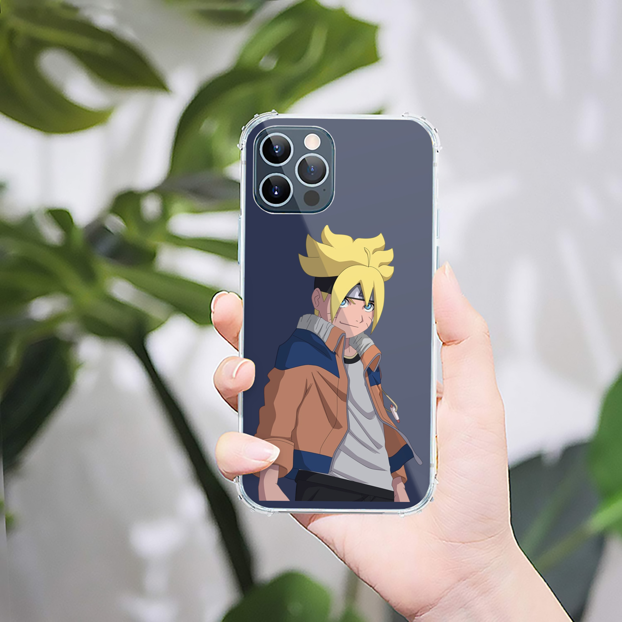 （画像用） NARUTO -ナルト- うずまき ナルト Uzumaki Naruto 【iPhone 12シリーズ対応】透明スマホケース（クリアソフトケース）
